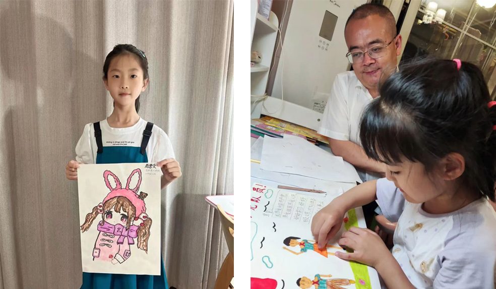 童心向黨 || “西投寶寶”們的親子繪畫作品展來啦！看看你pick哪個！
