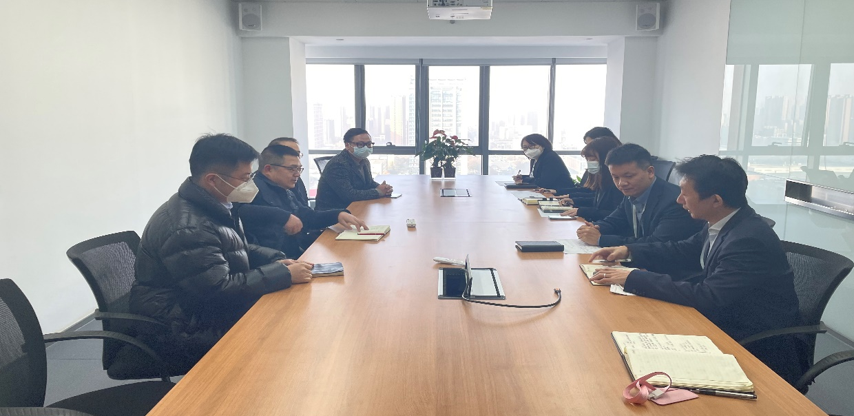 長安財(cái)通與陜西金融資產(chǎn)管理股份有限公司、融創(chuàng)西北公司座談交流